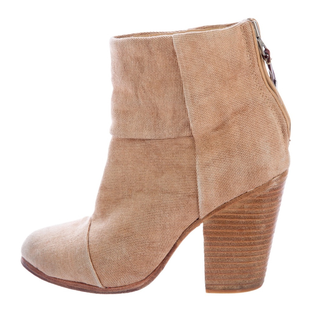Rag & Bone Canvas Newbury Boots/Booties